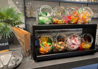 Candy Bar mit leckeren Süßigkeiten